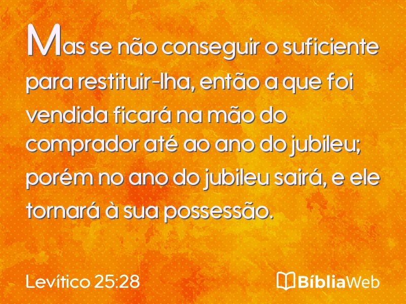 Levítico 25:28 em imagem para compartilhar