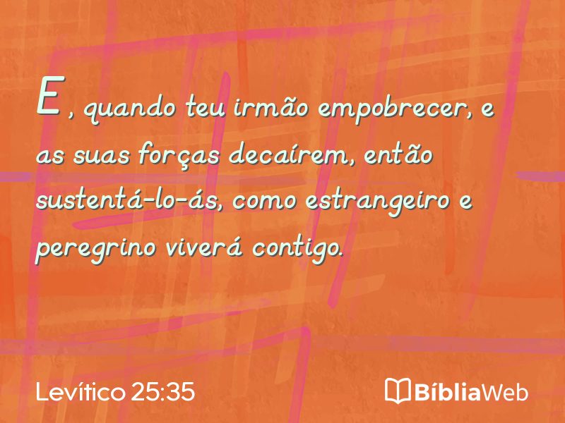 Levítico 25:35 em imagem para compartilhar