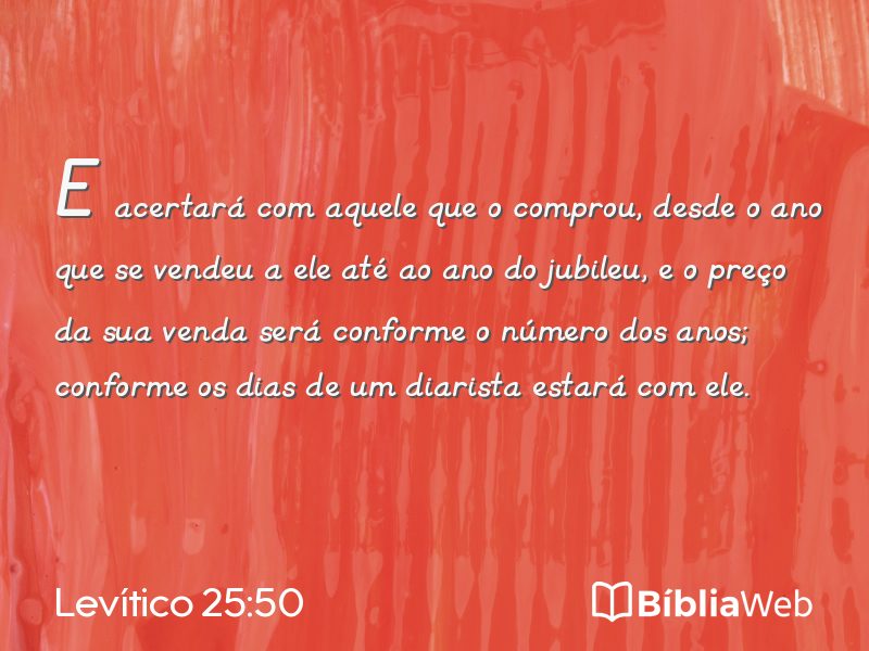 Levítico 25:50 em imagem para compartilhar