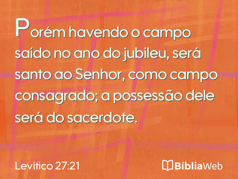 Levítico 27:21 em imagem para compartilhar