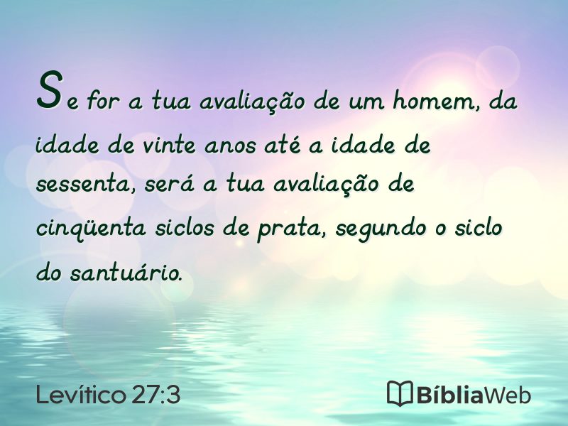 Levítico 27:3 em imagem para compartilhar