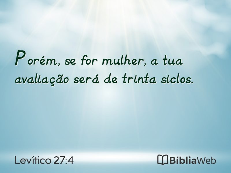 Levítico 27:4 em imagem para compartilhar