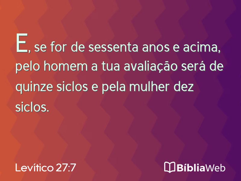 Levítico 27:7 em imagem para compartilhar