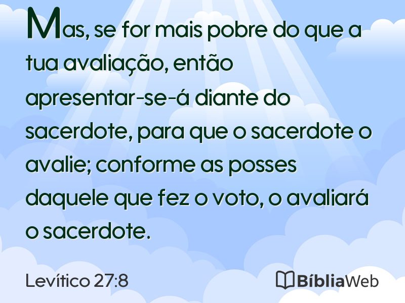 Levítico 27:8 em imagem para compartilhar