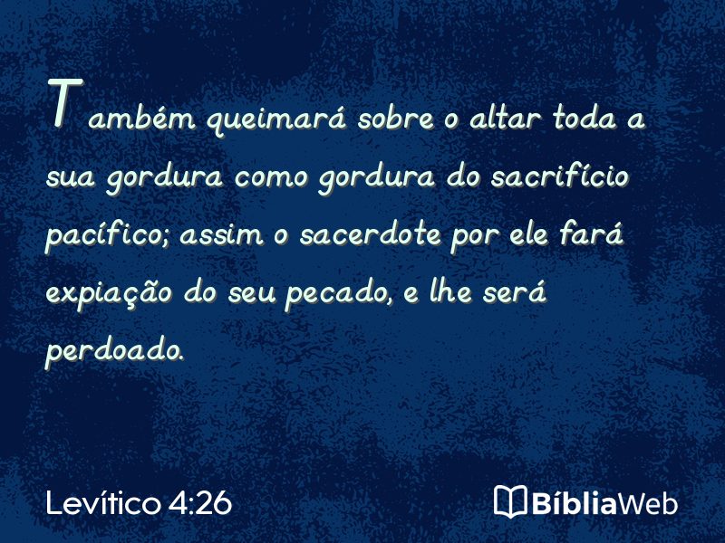 Levítico 4:26 em imagem para compartilhar
