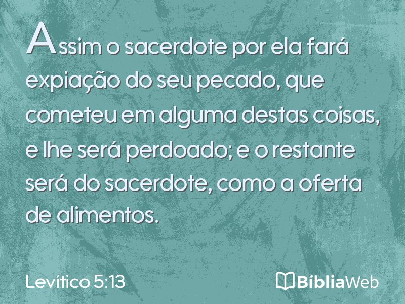 Levítico 5:13 em imagem para compartilhar