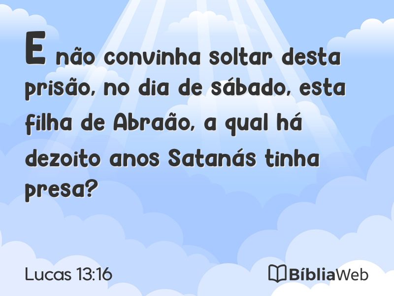 Lucas 13:16 em imagem para compartilhar