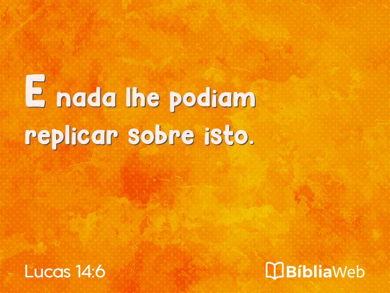 Lucas 14:6 em imagem para compartilhar