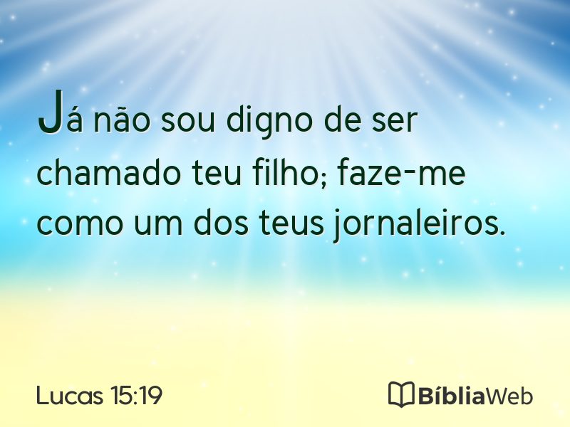 Lucas 15:19 em imagem para compartilhar