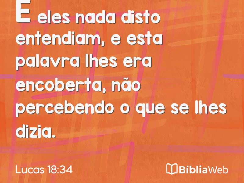 Lucas 18:34 em imagem para compartilhar
