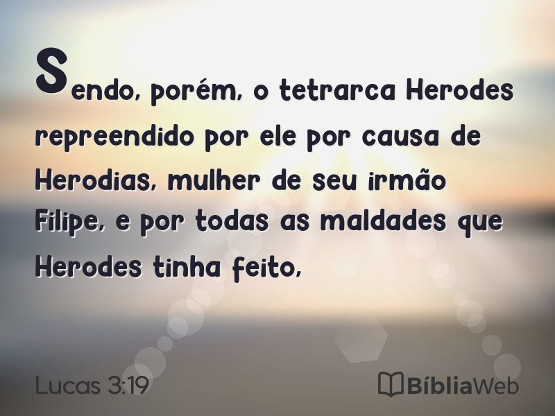Lucas 3:19 em imagem para compartilhar