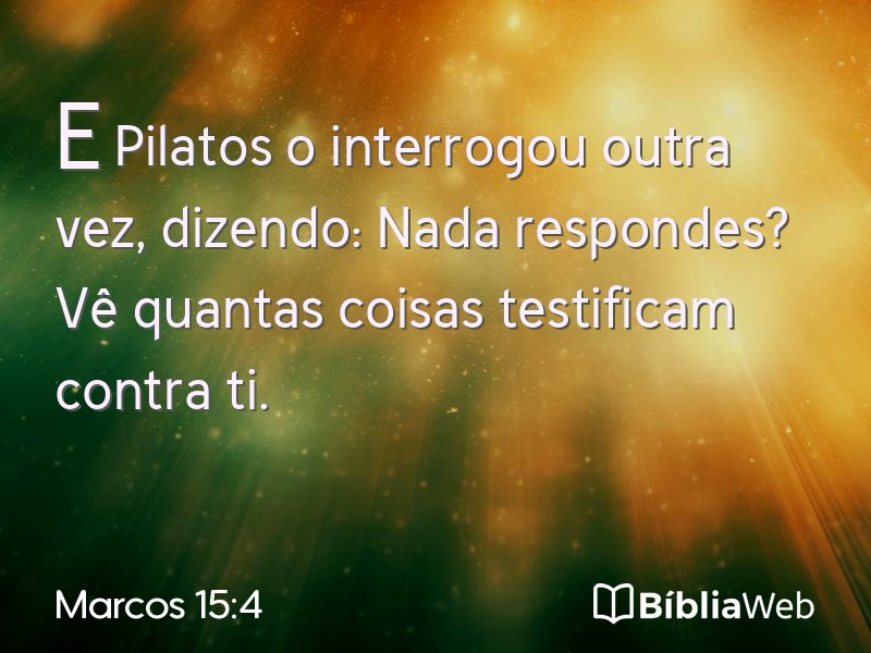 Marcos 15:4 em imagem para compartilhar