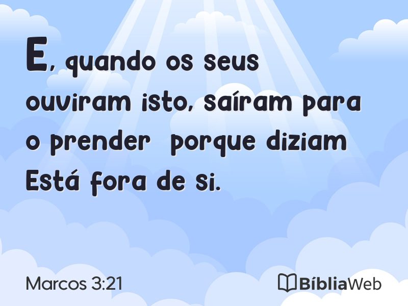 Marcos 3:21 em imagem para compartilhar