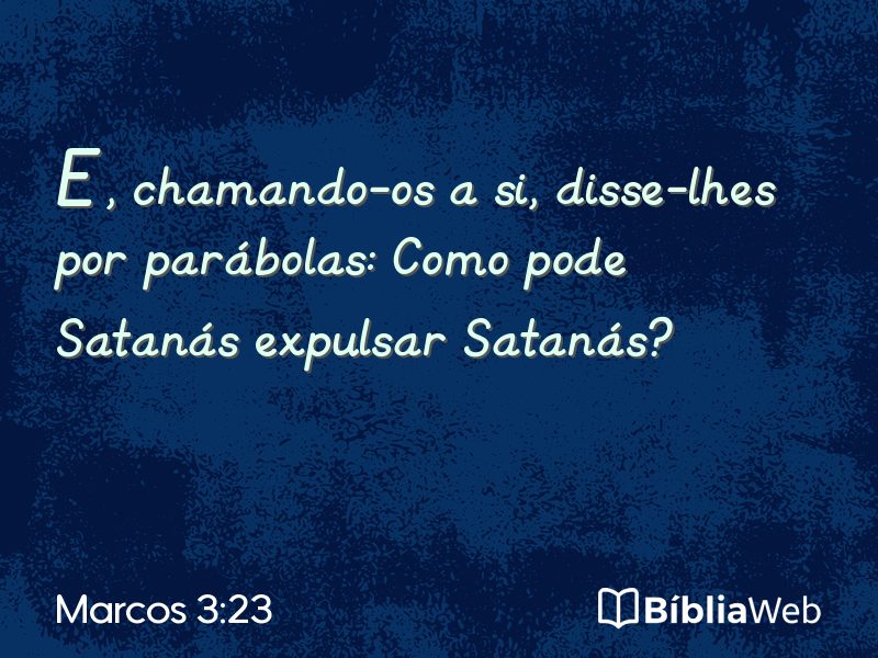 Marcos 3:23 em imagem para compartilhar