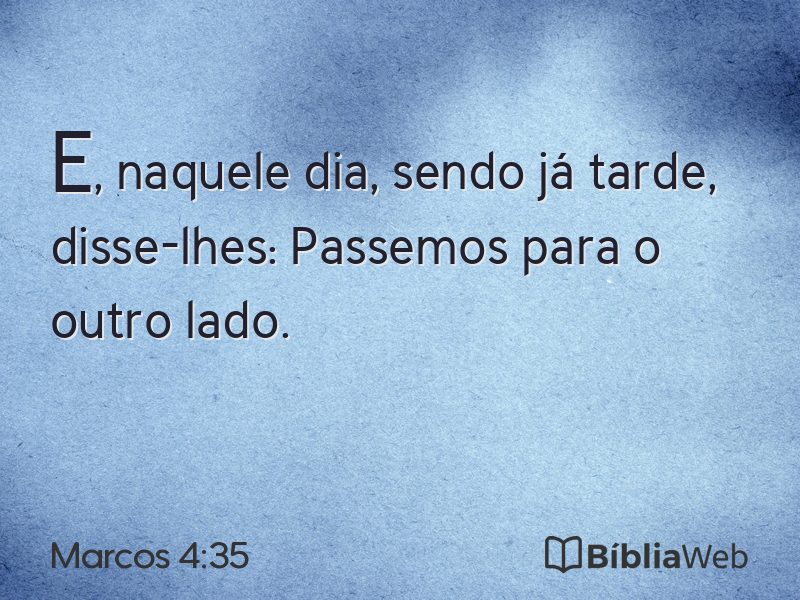 Marcos 4:35 em imagem para compartilhar