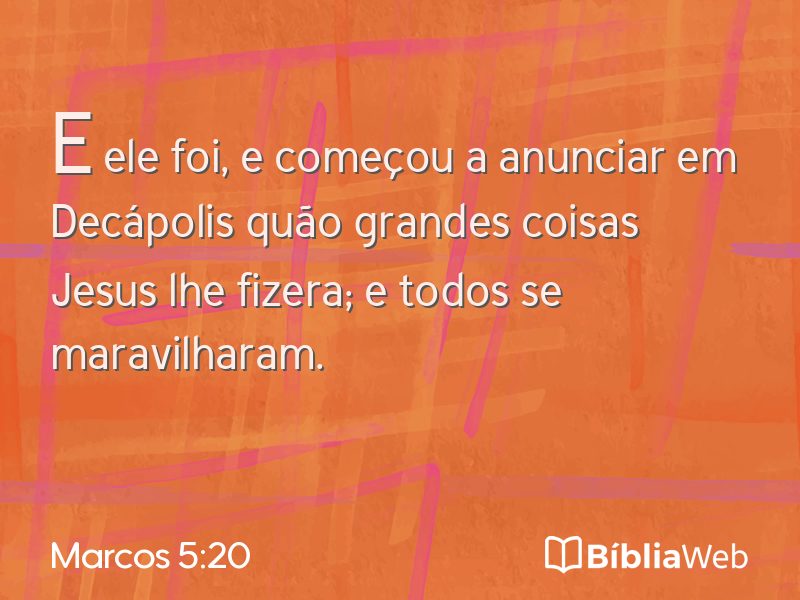 Marcos 5:20 em imagem para compartilhar