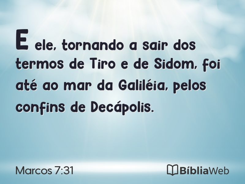 Marcos 7:31 em imagem para compartilhar