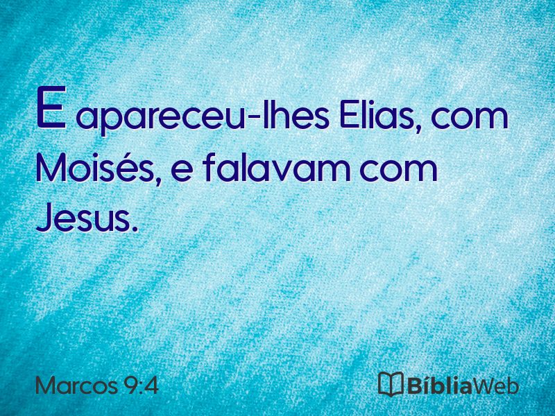 Marcos 9:4 em imagem para compartilhar