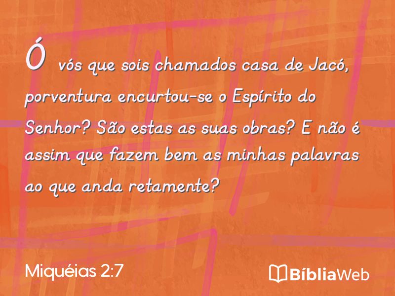 Miquéias 2:7 em imagem para compartilhar