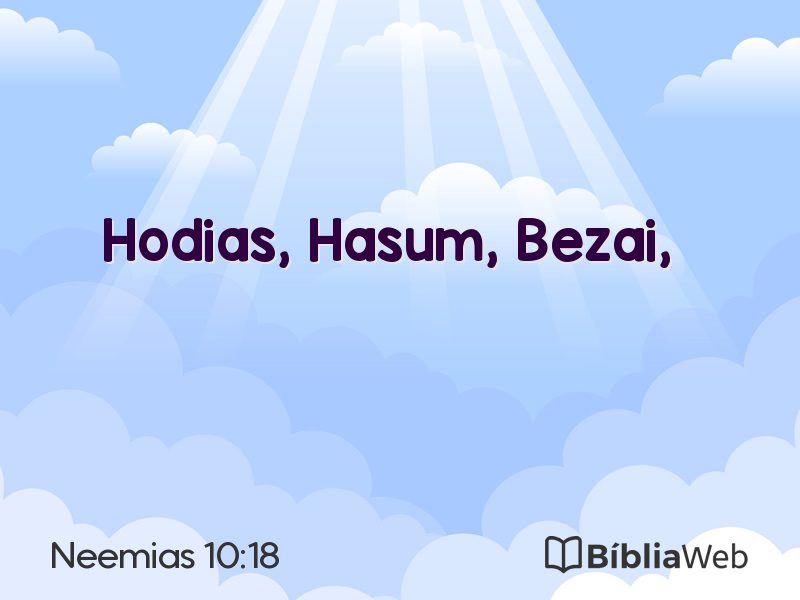 Neemias 10:18 em imagem para compartilhar