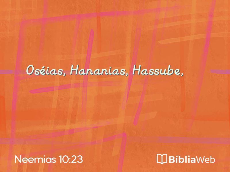Neemias 10:23 em imagem para compartilhar