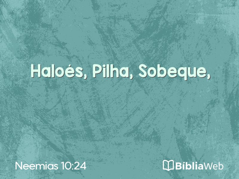 Neemias 10:24 em imagem para compartilhar
