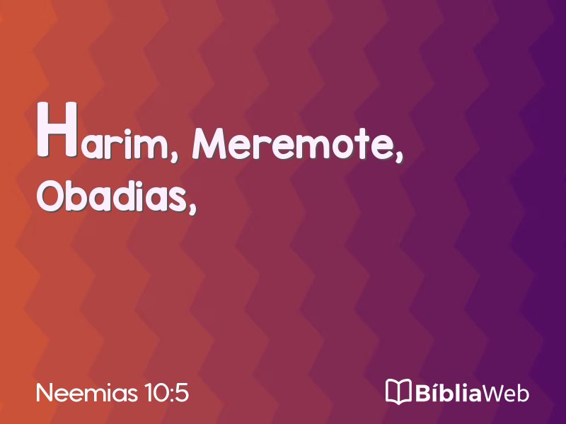 Neemias 10:5 em imagem para compartilhar