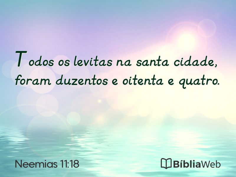 Neemias 11:18 em imagem para compartilhar