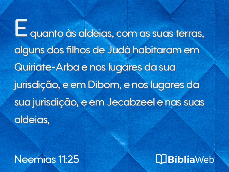 Neemias 11:25 em imagem para compartilhar