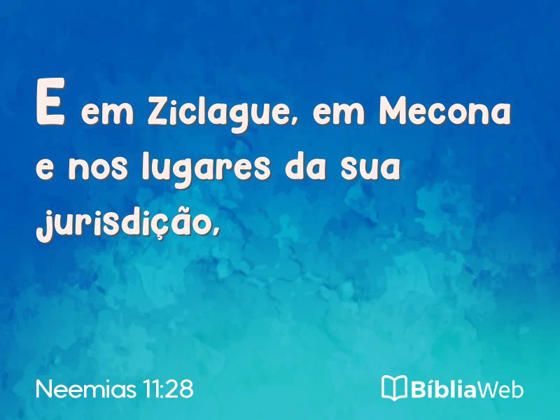 Neemias 11:28 em imagem para compartilhar
