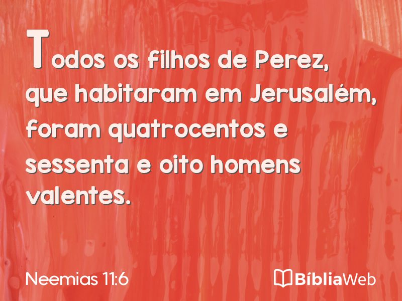 Neemias 11:6 em imagem para compartilhar