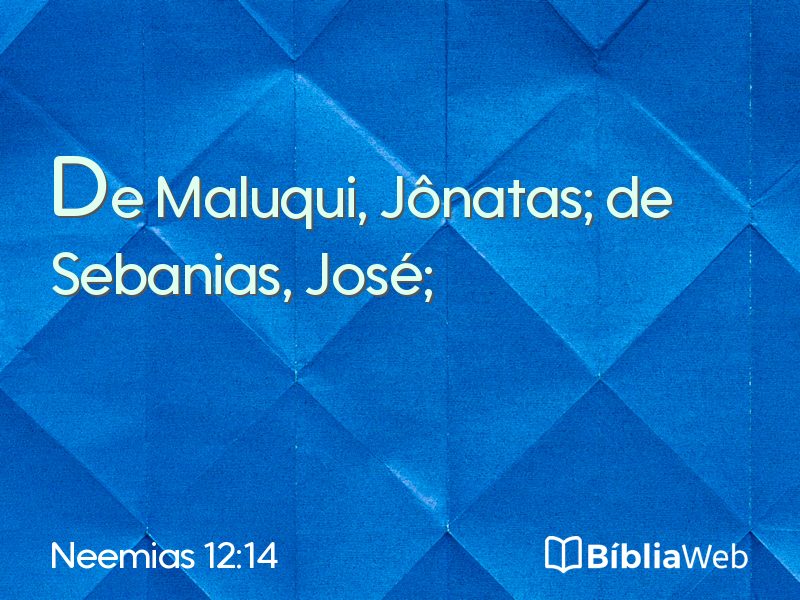 Neemias 12:14 em imagem para compartilhar