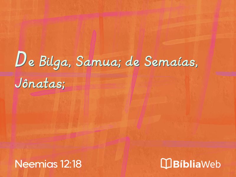 Neemias 12:18 em imagem para compartilhar