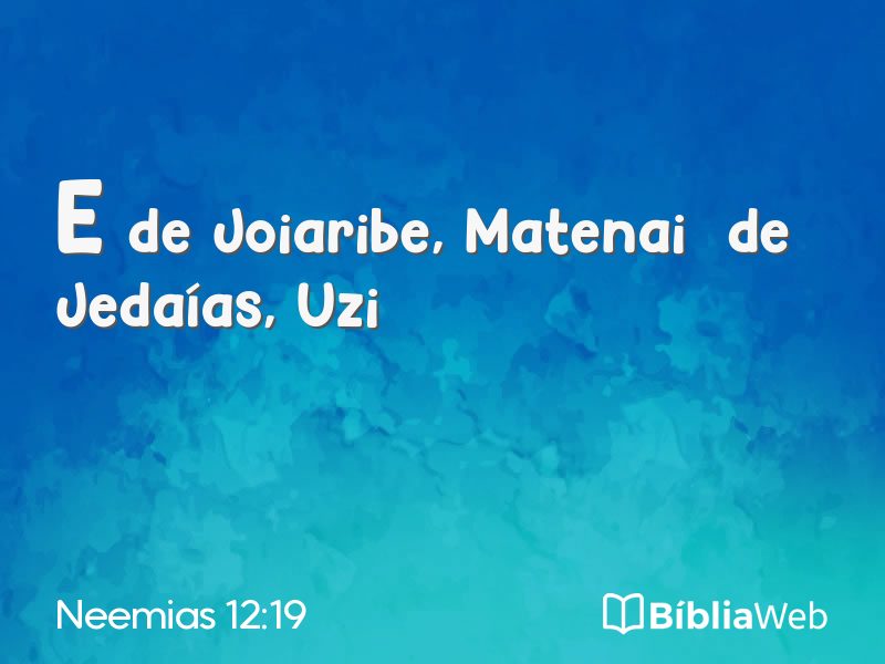 Neemias 12:19 em imagem para compartilhar
