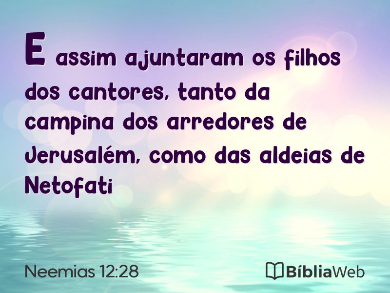 Neemias 12:28 em imagem para compartilhar