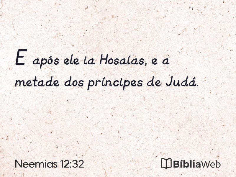 Neemias 12:32 em imagem para compartilhar