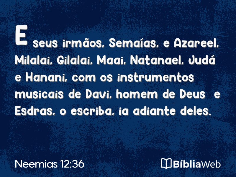 Neemias 12:36 em imagem para compartilhar
