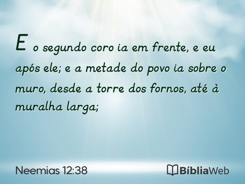 Neemias 12:38 em imagem para compartilhar
