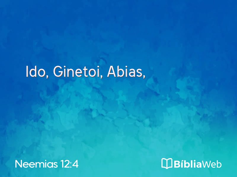 Neemias 12:4 em imagem para compartilhar