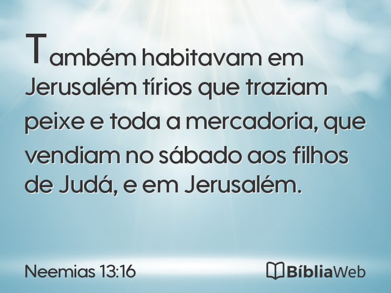 Neemias 13:16 em imagem para compartilhar