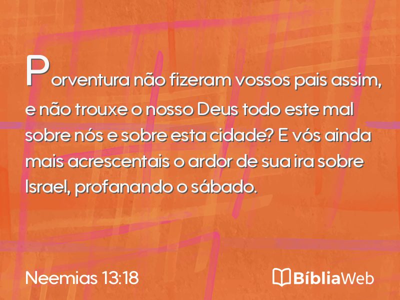 Neemias 13:18 em imagem para compartilhar