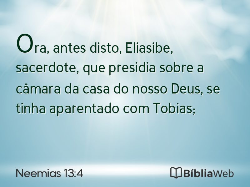 Neemias 13:4 em imagem para compartilhar