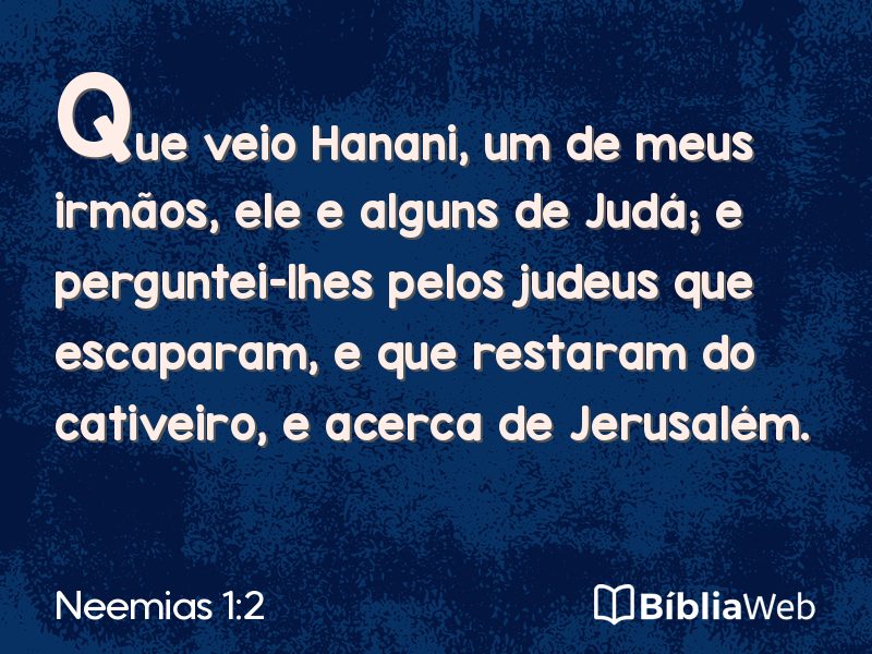 Neemias 1:2 em imagem para compartilhar