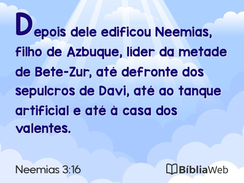 Neemias 3:16 em imagem para compartilhar