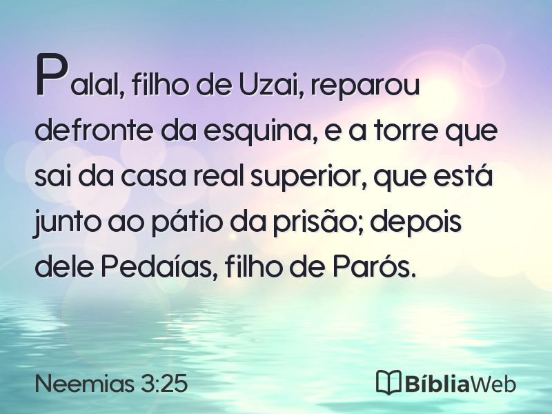 Neemias 3:25 em imagem para compartilhar