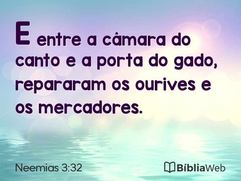 Neemias 3:32 em imagem para compartilhar