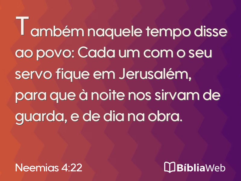 Neemias 4:22 em imagem para compartilhar