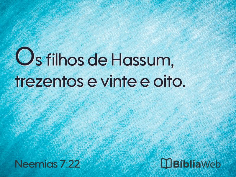 Neemias 7:22 em imagem para compartilhar