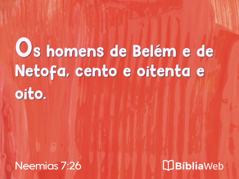 Neemias 7:26 em imagem para compartilhar