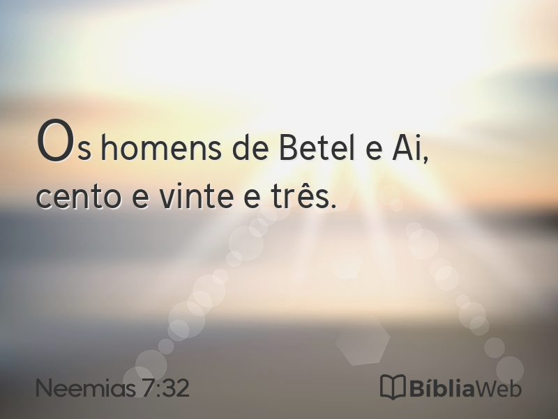 Neemias 7:32 em imagem para compartilhar